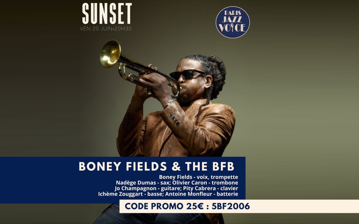 Boney Fields & The BFB @ Sunset, Paris (France - 75) 